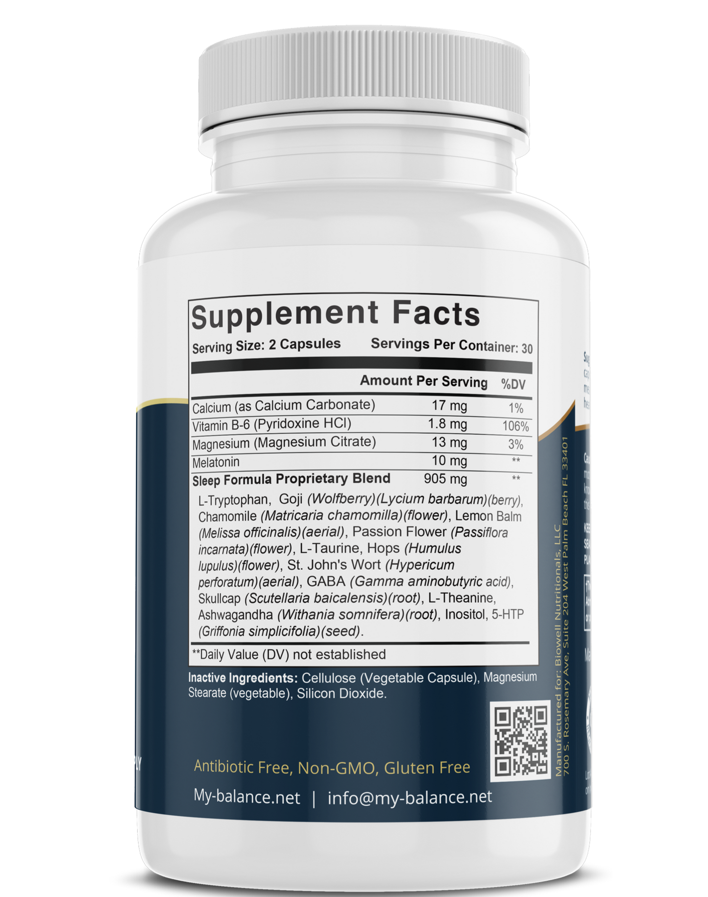 Sleep Aid: Relax the mind & body.